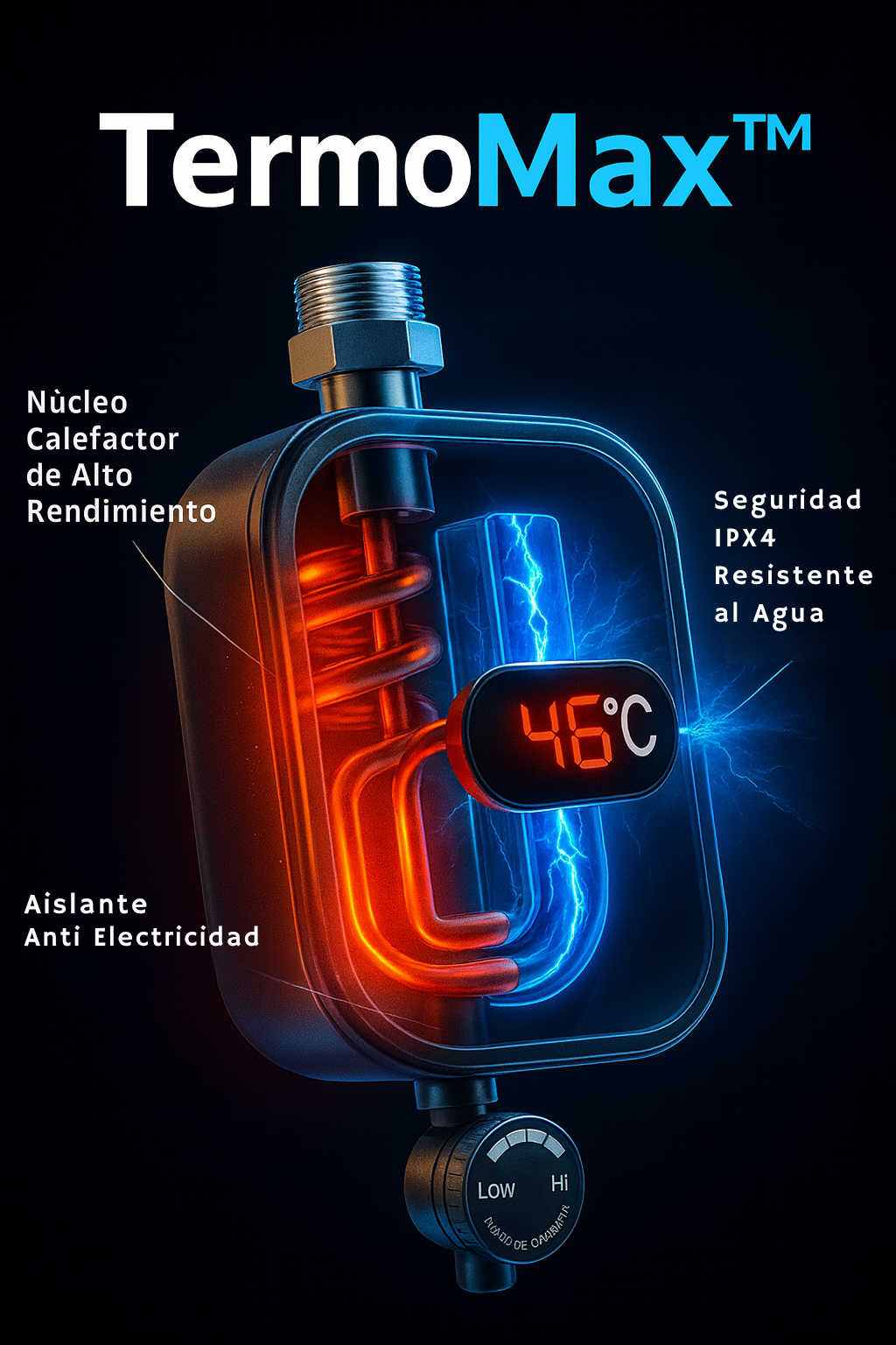 TermoMax™ | Calentador Eléctrico De Alto Rendimiento